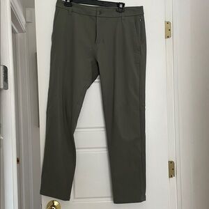 Lululemon men’s commission classic pant in grey sage warpstreme *online only*